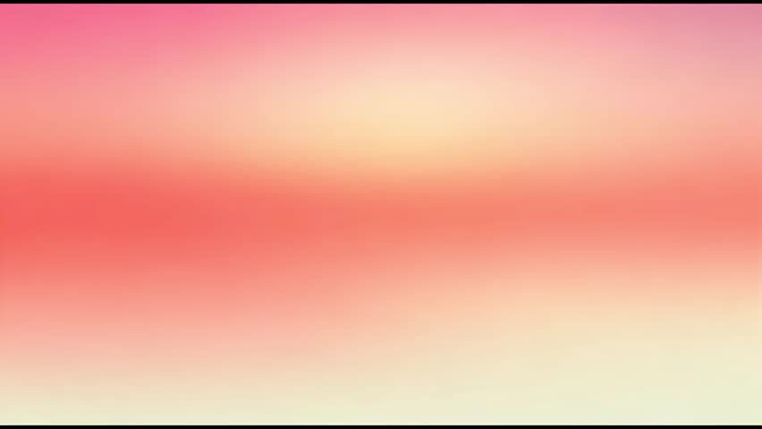 Vibrant gradient background transitioning from bright red to soft orange and pale yellow, creating a warm and inviting atmosphere