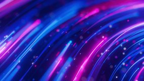 Extreme closeup of Big data light speed warped flow. Abstract digital data stream of quantum computing. Cyberspace of qubit trail waves. Modern tech information transmission. - Powered by Shutterstock - Get 15% off with code: PIKWIZARD15