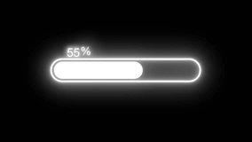 Futuristic Neon Loading Bar Animation for User Interface - Powered by Shutterstock - Get 15% off with code: PIKWIZARD15
