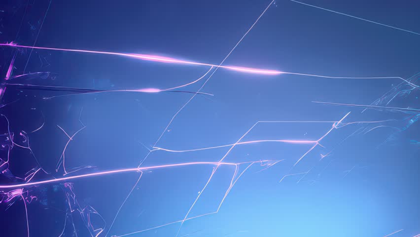 Tech motion pack animation with interface loops, data disruptions, and signal layer effects. Neon glitch control screen with magnetic pulses, HUD distortion, and flickering trajectory paths.