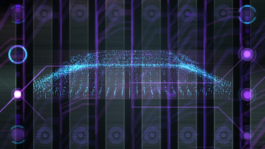 Futuristic Digital Circuitry Neon Data Wave In Dark Tech Scene. A neon lit, futuristic digital scene featuring circuitry patterns, glowing data waves, and purple lines. Ideal for technology - Powered by Shutterstock - Get 15% off with code: PIKWIZARD15