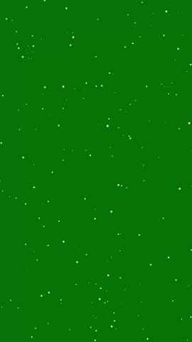 Slow Falling Snow Vertical Green Screen Seamless Loop 4K Chroma Key