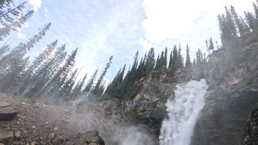 Laughing Falls, Yoho National Park , British Columbia,Canada
