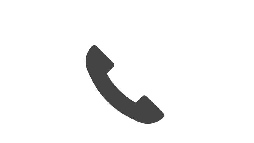 telaphone  icon animation  illustration simple flat