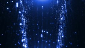 Abstract Royal Blue Glittering Particle Rain Background - Powered by Shutterstock - Get 15% off with code: PIKWIZARD15