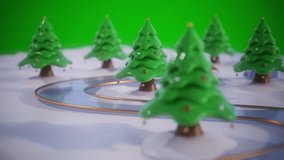 3D Snow Globe Animation with Christmas Tree and Gifts - Magical Holiday Scene on Black Background - Powered by Shutterstock - Get 15% off with code: PIKWIZARD15