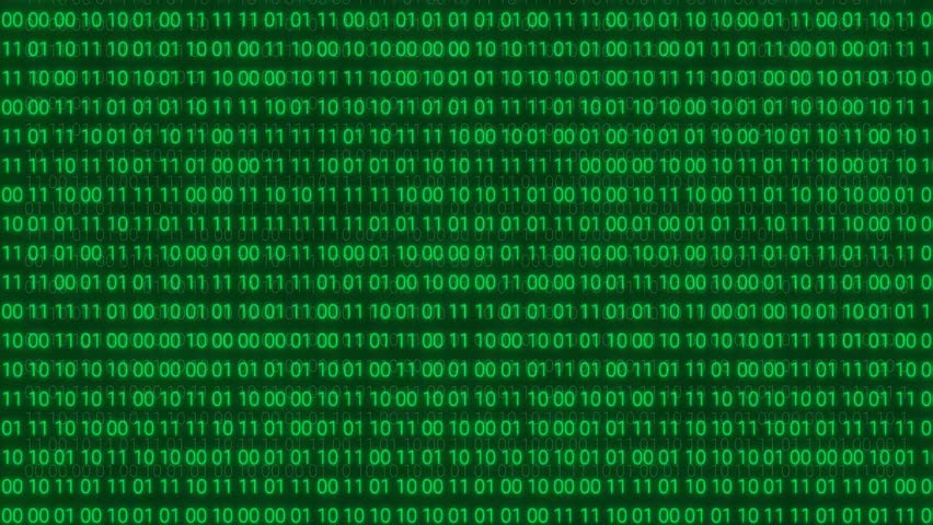 Matrix Green Binary Code Streaming glow Animation with Digital Data Flow on Black Background - Powered by Shutterstock - Get 15% off with code: PIKWIZARD15