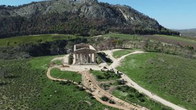 Doric Temple of Segesta in Sicily, Italy - aerial drone view
 - Powered by Shutterstock - Get 15% off with code: PIKWIZARD15