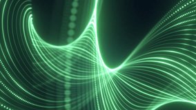 Abstract neon green glowing lines forming smooth flowing curves - Powered by Shutterstock - Get 15% off with code: PIKWIZARD15