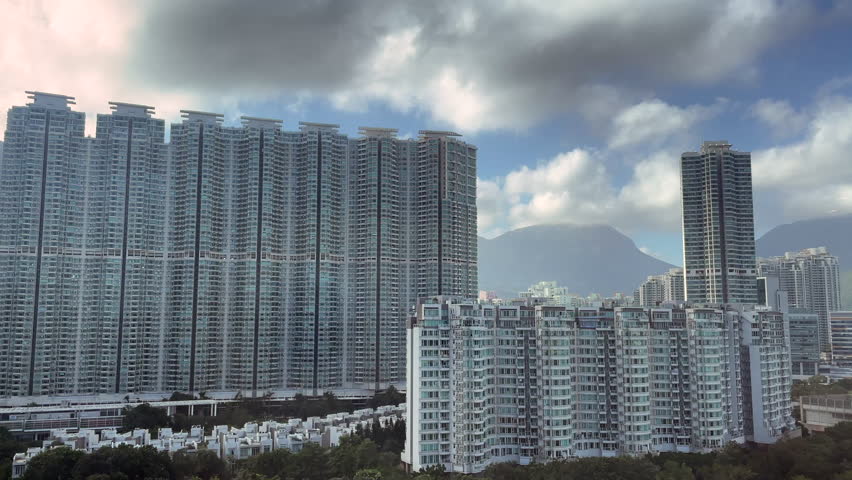 Hong Kong, 9th November 2025- Massive residential building in Hong Kong