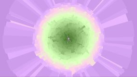 Abstract color blocks form radial tunnel - Powered by Shutterstock - Get 15% off with code: PIKWIZARD15