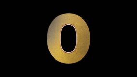 Smooth metallic 3D gold letter O rotating endlessly stylish motion loop for luxury visuals and intros. - Powered by Shutterstock - Get 15% off with code: PIKWIZARD15