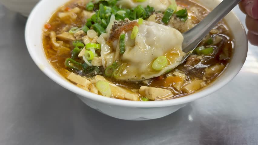 Hot and Sour Soup Dumplings