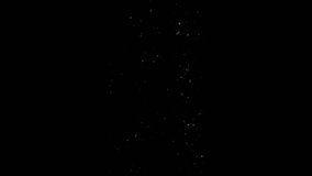 Vertical video of snowing on black background in seamless loop. Snow overlay. - Powered by Shutterstock - Get 15% off with code: PIKWIZARD15