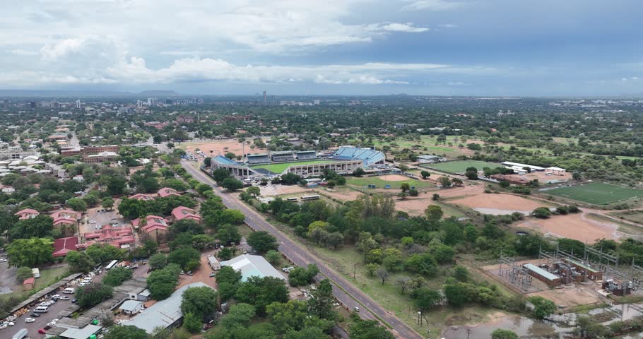 National stadium in Gaborone, Botswana, Africa
