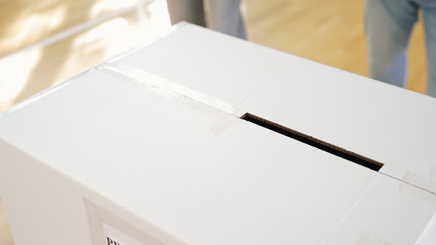 Ballot box Close-up, People voting, Election