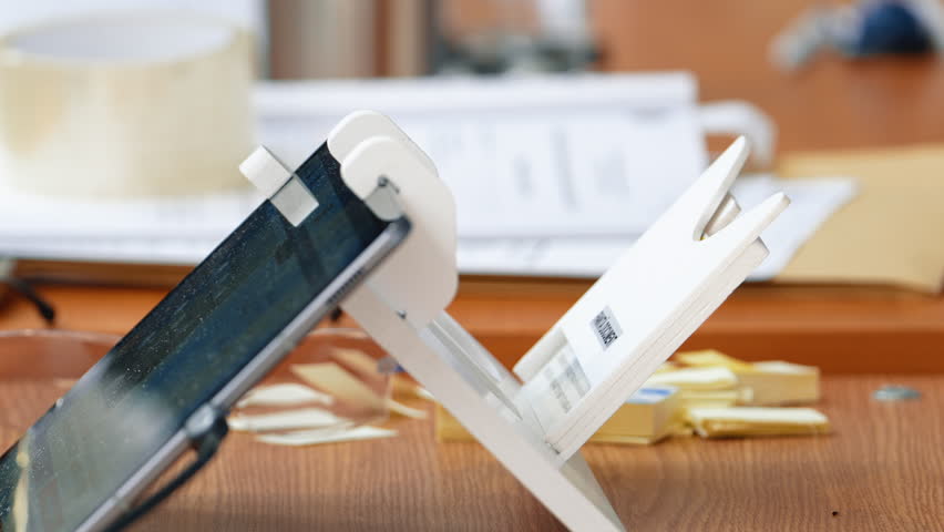 ID card check using electronic tablet during elections