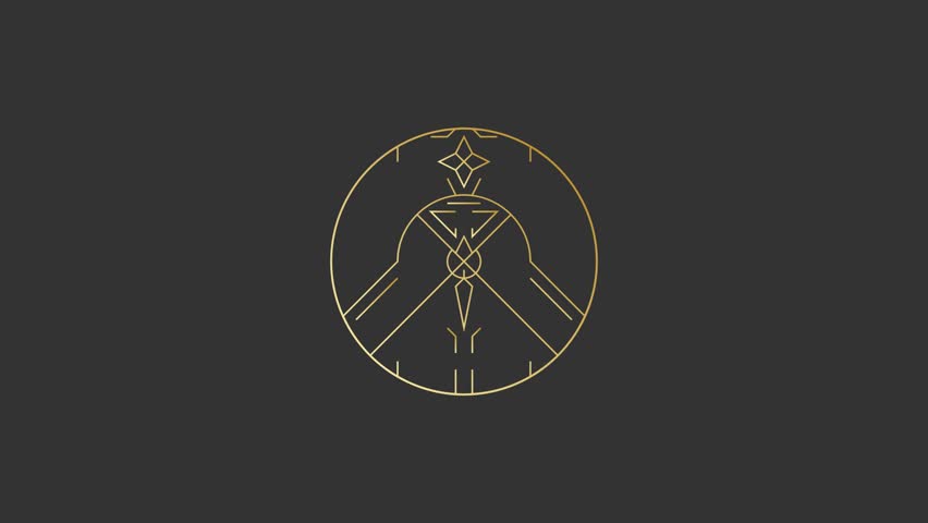 Geometric shape, abstract set of vector deco gold frames. Hipster trendy line style 1920 design. Luxury cover graphic poster brochure design. Elegant logo and icon. Mystery tribal illustration art