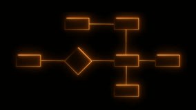 Neon line networking icon animation. digital interface and communication concept. networking, - Powered by Shutterstock - Get 15% off with code: PIKWIZARD15