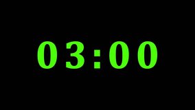 Digital timer displaying 02:56 in bright green on a black background countdown clock - Powered by Shutterstock - Get 15% off with code: PIKWIZARD15