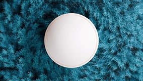 Background with a Christmas tree. Christmas branches. Christmas tree. A ready-made background with a place for the text . New Year and Christmas 2026. 4K Looping animation - Powered by Shutterstock - Get 15% off with code: PIKWIZARD15