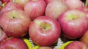Ripe red apples, Close up Fresh Apple fruit  - Powered by Shutterstock - Get 15% off with code: PIKWIZARD15
