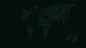 OMNI word with glowing neon hexagons and digital world map on dark background OMNI text - Powered by Shutterstock - Get 15% off with code: PIKWIZARD15