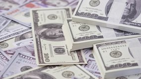 American cash dollars close up. A large amount of cash American dollars in cash paper bills.  - Powered by Shutterstock - Get 15% off with code: PIKWIZARD15