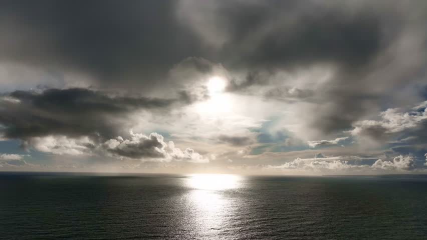 Ireland epic Seascapes dramatic cloud formations at sea autumn skies Copper Coast Waterford