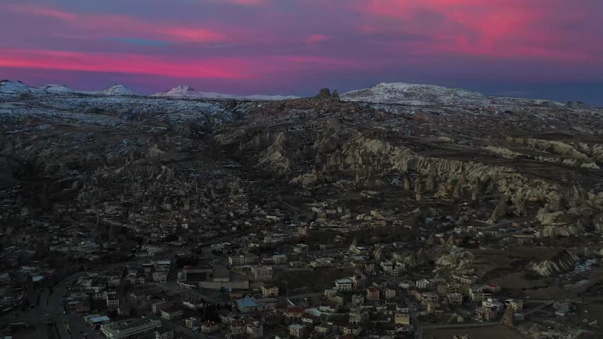 Aerial view of Goreme