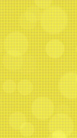 Abstract Puzzle Game. Geometric elegant motion graphic, pink squares on vibrant yellow color grid pattern, 23 seconds duration, vertical resolution.