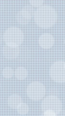 White Puzzle Pieces. Geometric elegant motion graphic, white squares on blue color grid pattern, 23 seconds duration, vertical resolution.