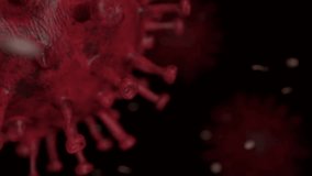 Realistic 3D footage of coronavirus, Covid-19, 2019-nCoV, Sars, Mers, H1N1, and flu epidemic medical disease footage HD 4k. - Powered by Shutterstock - Get 15% off with code: PIKWIZARD15