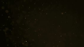 Soft pollen and dust  particles floating in the air, illuminated by warm light beams, creating dreamy abstract bokeh on a dark background. 4K macro footage with gentle motion and selective focus. - Powered by Shutterstock - Get 15% off with code: PIKWIZARD15