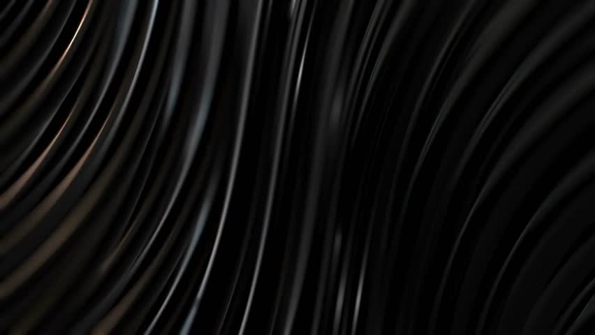 Black Abstract Curved Lines Background