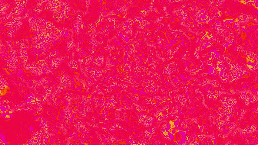 Vibrant seamless loop animation of a hot pink, red, and orange abstract liquid texture, constantly morphing like shimmering plasma or lava.