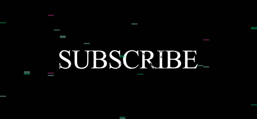 Glitch Subscribe Button Animation in 4K | Seamless Loop with Distorted Digital Effects, RGB Split, and Noise Flicker for YouTube Channels, Streaming Intros, and Motion Design Projects