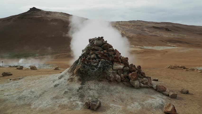 geysers and geothermal area in Iceland