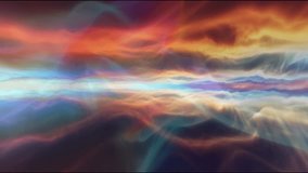 Vibrant Ethereal Cloudscape Tunnel Flythrough with Prismatic Light Wave - Powered by Shutterstock - Get 15% off with code: PIKWIZARD15