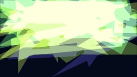 Abstract, dynamic polygonal frame quickly shifting neon colors and generating a fast, chaotic energy border. - Powered by Shutterstock - Get 15% off with code: PIKWIZARD15