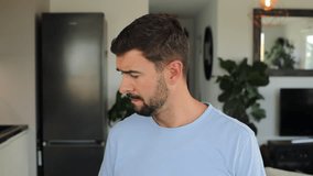 Terrified man holding a porcelain haunted doll  - Powered by Shutterstock - Get 15% off with code: PIKWIZARD15