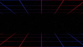 Starting Soon retro futuristic grid space intro gaming suitable for video game intros, stream overlays, digital transitions, and retro themed content. - Powered by Shutterstock - Get 15% off with code: PIKWIZARD15