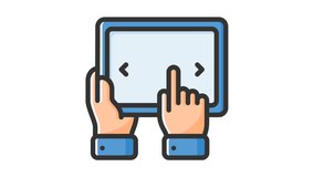 Animated online fast food icon - Powered by Shutterstock - Get 15% off with code: PIKWIZARD15