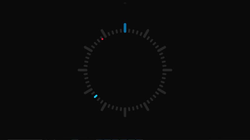 Minimalist futuristic clock interface animation loop. - Powered by Shutterstock - Get 15% off with code: PIKWIZARD15