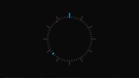 Minimalist futuristic clock interface animation loop. - Powered by Shutterstock - Get 15% off with code: PIKWIZARD15