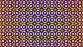 A visually complex, seamless geometric loop with a vibrant blue and golden yellow psychedelic pattern. - Powered by Shutterstock - Get 15% off with code: PIKWIZARD15