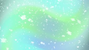 Pastel color blend with floating snowflakes creating a dreamy  - Powered by Shutterstock - Get 15% off with code: PIKWIZARD15