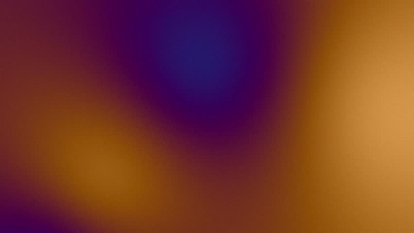 Blue orange contrasting heat map smooth grainy noise background animation