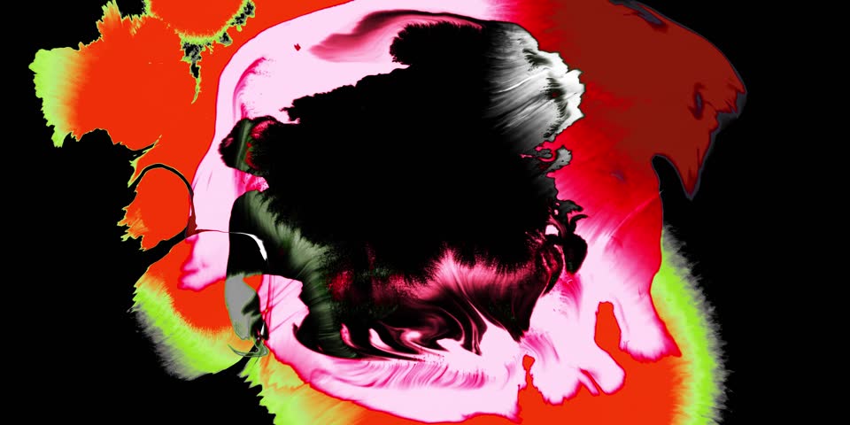 ink transition splatter blot spreading left to right turbulent moving abstract painting animation background new cool nice motion dynamic beautifu