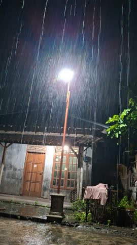 heavy rain at night makes for a good night's sleep